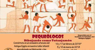 cursos y talleres infantiles de pequeologos y dibujo de tutanjamón