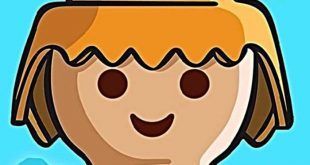 figuras Playmobil en exposición con imágenes de películas del cine infantil