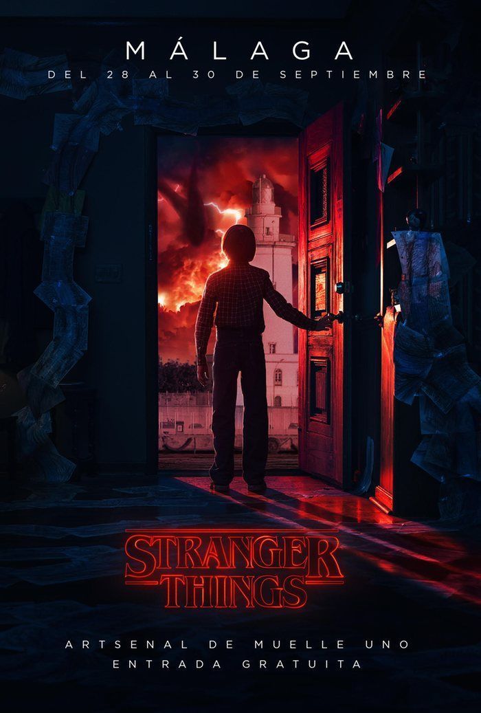 exposición de la serie Stranger Things