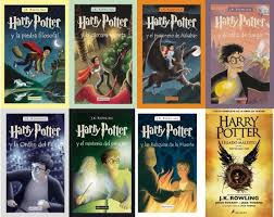 listado de libros de la saga Harry Potter book night