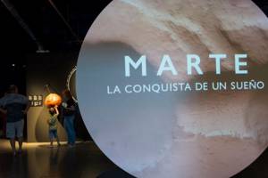 exposición de la Fundación Telefónica dónde conocer al planeta rojo, Marte