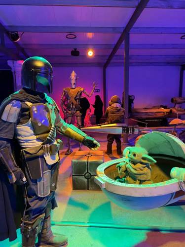 Pasearse por diferentes mercados espaciales, hacerte fotos con R2-D2 o Mandalorian